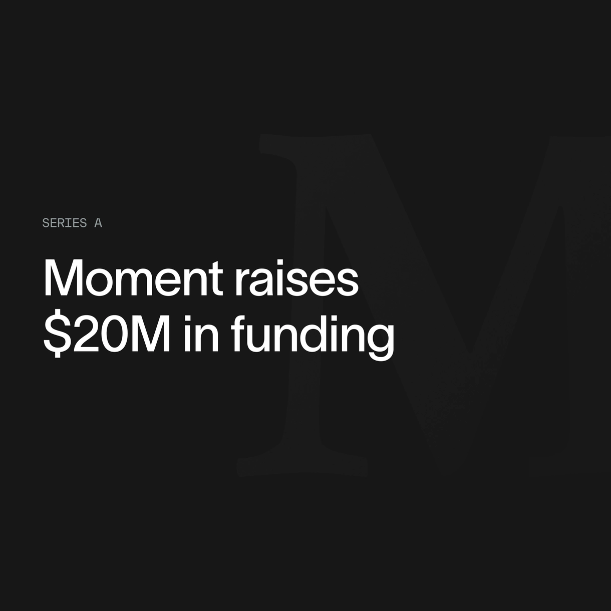 Announcing our Series A led by Andreessen Horowitz