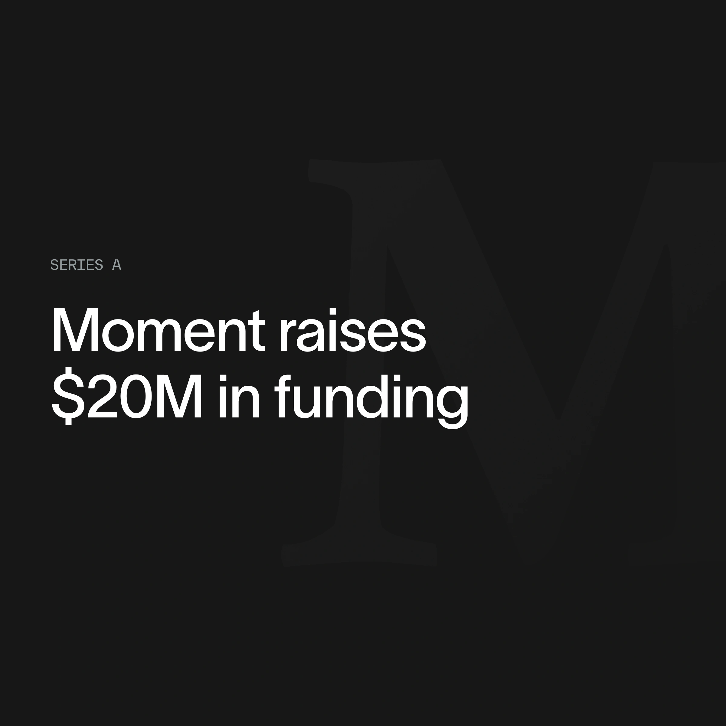 Announcing our Series A led by Andreessen Horowitz